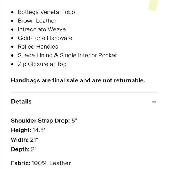 Bottega Veneta INTRECCIATO hobo large (SOLD) - Picture 9 of 16